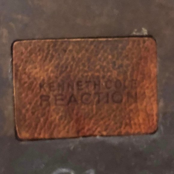 Size 11M Men's Kenneth Cole Reaction All Weather Sole Brown Leather Shoes - Picture 8 of 10